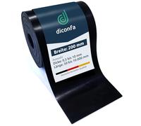 diconfa Bande de Caoutchouc Largeur 200 mm 20 cm - ÉPAISSEUR 0,5 à 20 mm Longueur 0,05 à 10 m ==> 200 mm (20 cm) de Long, 2 mm d'épaisseur - Tapis en Caoutchouc Vendu au mètre antidérapant