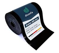 diconfa Bande de Caoutchouc Largeur 400mm 40 cm - ÉPAISSEUR 0,5 à 10 mm - Longueur 0,05 à 10 m - 270 cm 2,7 m de Long, 5 mm d'épaisseur - Tapis en Caoutchouc fabriqué sur Mesure antidérapant