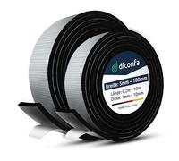 diconfa BANDE D'ÉTANCHÉITÉ mousse autocollante 30 x 10mm x 10m - LARGEUR 5mm à 100mm - LONGUEUR 0,2m à 10m - ÉPAISSEUR 1mm à 10mm - Caoutchouc cellulaire EPDM Caoutchouc mousse fenêtre porte