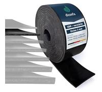 diconfa Bande en Caoutchouc avec Insert renforcé ÉPAISSEUR 3mm Largeur de 20 mm à 1400 mm - Longueur de 0,05 m à 10 m - SÉLECTION : 30 mm x 1500 mm x 3 mm -Universel Robuste résistant SBR