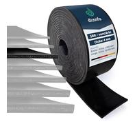 diconfa Bande en Caoutchouc avec Insert renforcé ÉPAISSEUR 4mm Largeur de 20 mm à 1400 mm - Longueur de 0,05 m à 10 m - SÉLECTION : 150 mm x 1000 mm x 4 mm -Universel Robuste résistant SBR