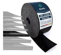 diconfa Bande en Caoutchouc avec Insert renforcé ÉPAISSEUR 6mm Largeur de 20 mm à 1400 mm - Longueur de 0,05 m à 10 m - SÉLECTION : 300 mm x 1600 mm x 6 mm -Universel Robuste résistant SBR