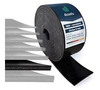 diconfa Bande en Caoutchouc avec Insert renforcé ÉPAISSEUR 8mm Largeur de 20 mm à 1400 mm - Longueur de 0,05 m à 10 m - SÉLECTION : 600 mm x 100 mm x 8 mm -Universel Robuste résistant SBR