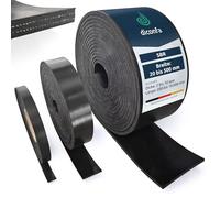 diconfa Bande en Caoutchouc avec Insert renforcé - ÉPAISSEUR de 2 mm à 10 mm - Largeur de 20 mm à 500 mm - Longueur de 0,2 m à 10 m - SÉLECTION : 40 mm x 5000 mm x 5 mm - étroit Tapis SBR
