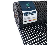 diconfa Caillebotis Caoutchouc sur Mesure - 400 à 1500mm Large - 0,2 à 10m Long==> 0,6m x 0,92m (60cm x 92cm) Tapis de propreté au mètre antidérapant Contre l'eau, la Neige et la Glace