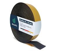 diconfa FENÊTRE DE TOIT Joint mousse noir pour clapet d'aération compatible avec VELUX - largeur 44mm, 54mm - longueur 0,05m à 10m - SÉLECTION 44mm x 750mm - autocollant fenêtre bois plastique