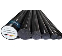 diconfa POM barre ronde noir SUR MESURE - Diamètre : 8 à 120mm - Longueur : 100 à 1000mm - Ø 8mm, 420mm long - Barre ronde en plastique Matériau rond - Industrie Commerce Privé