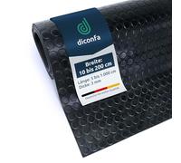 diconfa Tapis en Caoutchouc à Picots épaisseur 3mm - Largeur 0,05m à 2m - Longueur 0,05m à 10m - Choix 1900mm (190cm) x 3300mm (330cm) - Universel Polyvalent Robuste antidérapant Vendu au mètre