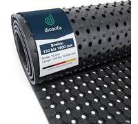 diconfa Tapis en Caoutchouc perforé sur Mesure - Largeur 150 à 1800mm - Longueur 0,15 à 10m - 1,5 m x 0,75 m 150 cm x 75 cm 10mm Fort - Tapis de Piscine Tapis alvéolaire Jardin antidérapant
