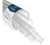 diconfa Tube en verre acrylique - plastique transparent - Ø 5 à 500mm - LONGUEUR 100 à 1000mm - SÉLECTION : Diamètre 50/44mm x 100mm (10cm) incolore décoration salon éclairage meubles