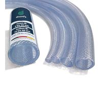 diconfa Tuyau en PVC avec insert en tissu Ø 10 à 60 mm - 0,1 à 25 m - SÉLECTION : 38/48 mm, 10000 mm (10 m) de long - Qualité alimentaire - Eau potable - à air comprimé - d'arrosage FDA KTW