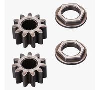 DICOOL 717-1554 Lot de 2 pignons et bagues d'arbre de direction avec roulement à bride hexagonale - Compatible avec les tondeuses à gazon Cub Cadet LT1040-LT1050, MTD, Toro 112-0863