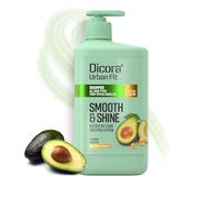 DICORA URBAN FIT Dicora Uf Shampoo Smooth & Shine 800 ml pour tous types de cheveux, avec application facile, routine cheveux pratique