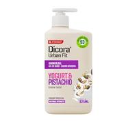 Dicora Urban Fit Gel douche crémeux et hydratant aux protéines de yaourt et de pistache Protection contre les impuretés Taille 825 ml