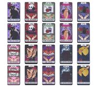 DICOSMETIC 20 Pièces Breloques Tarot 10 Couleurs Acrylique Motif Tarot Charmes Chat Crâne Art Peinture Carte Charmes Divation Tarot Pendentifs pour la Fabrication de Bijoux DIY Trou: 1.8mm