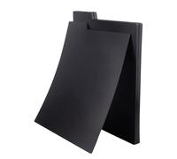 DICOSMETIC 20pcs Séparateurs de Disques Vinyles en Vrac Guides en Plastique pour Disques Vinyles de 13x12 Pouces avec Onglets Séparateurs Noirs Vierges pour Le Stockage et la Protection D'Albums DVD