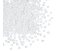 DICOSMETIC 400 Pcs Ronde Opalite Perle Nature Synthétique 4mm Blanc - Pierres Précieuses Entretoises Lâches pour la Fabrication de Bijoux