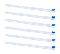 DICOSMETIC 6 Coupe Curseur en Plastique 14.97" Coupe Diapositives Réutilisables pour Film Alimentaire Auto Adhésif de Remplacement pour Papier Ciré en Aluminium