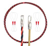 DICOSMETIC Extracteur de câble électrique en acier à travers le mur, dispositif de guidage de câble rétractable pour homme et femme 10 m