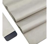 DICOSMETIC Faraday Fabric 43.31" L X 39.37" W Tissu de Protection RF EMI RFID Tissu de Blindage Contre Les Radiations Matériau de Blocage des Signaux Tissu de Blindage en Argent pour WiFi Appel