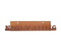 DICOSMETIC Support Mural en Bois pour Disque Vinyle 24.6x3.4x4.8cm Support en Bois pour Disque Vinyle en Cours de Lecture Présentoir D'Album pour LP Décoration Vintage pour la Maison Selle Marron