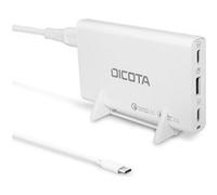 - Adaptateur secteur - universel - 65 watt - PD 3.0, QC 4.0+ - 3 connecteurs de sortie (2 x USB-C, USB) - sur le câble : USB-C - blanc