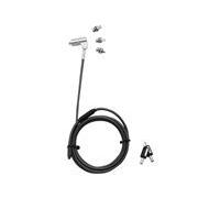 Dicota Câble de verrouillage D31700 – 2 m – Pour ordinateur portable et projecteur – Anthracite