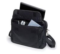 Dicota Sacoche Toploading D30805-RPET + souris filaire 3 boutons 800 dpi Noir 300D polyester recyclé