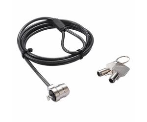 DICOTA D30971 câble antivol Noir, Argent 2 m