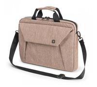 DICOTA Sac fin pour ordinateur portable et tablette 12-13,3 pouces Slim Case EDGE, pochette légère, sac pour ordinateur portable avec poignées, grès
