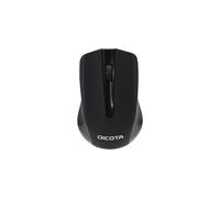DICOTA D31659 Souris Bureau RF sans fil, 1000 DPI, Ambidextre, Récepteur Nano USB, 2 piles AAA, Noir, 66x104x39 mm, 100g