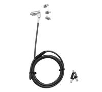 Dicota Câble de verrouillage D31700 – 2 m – Pour ordinateur portable et projecteur – Anthracite
