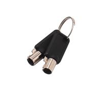 Dicota D31832, Clé, Noir, Argent, 1 pièce(s), Tubular, 2 pièce(s), Dicota Security Cable T-Lock Ultra Slim V2