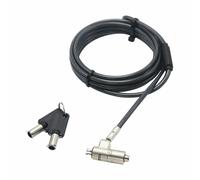 Dicota Câble de sécurité D31886 – Ultra-mince 2 m Argent