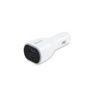DICOTA D31932 chargeur d'appareils mobiles Ordinateur portable, Smartphone, Tablette Blanc Allume-cigare Auto