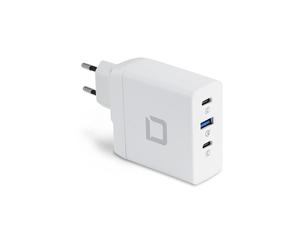 DICOTA D31983 chargeur d'appareils mobiles Ordinateur portable Blanc Secteur Charge rapide Intérieure