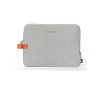 DICOTA D32025-RPET Housse Ordinateur Portable 15" (38.1cm) Gris, Polyester Recyclé, Néoprène, Hydrofuge, Fermeture Zippée, Dimensions Internes 341x15x238mm