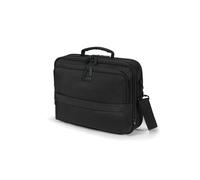 DICOTA D32029-RPET Malette 14.1" Noire en Polyester Recyclé (rPET), 360x265x40mm, Compartiment PC 350x245x35mm, Poches Airtag/RFID, Sangle
