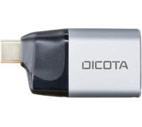 Dicota D32047 USB-C® / HDMI Adaptateur [1x USB-C® mâle - 1x HDMI femelle] argent 4K UHD, avec port de charge