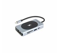DICOTA D32059 hub & concentrateur USB Type-C Noir, Argent