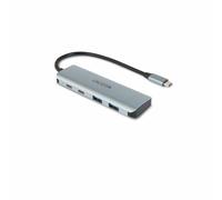 DICOTA - concentrateur (hub) - 10 Gbps, USB C 4-en-1, haut débit - 4 ports