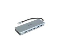 DICOTA D32065 Station d'accueil USB-C 3.2 Gen 1, 2x HDMI 4K, DisplayPort 4K, RJ45 1Gbps, USB-A 3.0/2.0, USB-C 2.0, Lecteur SD/MicroSD, Power Delivery 100W