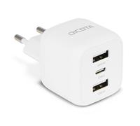 DICOTA D32069 chargeur d'appareils mobiles Ordinateur portable, Smartphone Blanc Secteur Charge rapide Intérieure