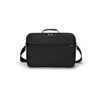 DICOTA D32087-RPET Housse Ordinateur Portable 14.1" (35.8cm) Polyester & PET recyclé, Noir, Poches multiples, Sangle d'épaule amovible, 360x260x50mm