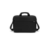 DICOTA D32093-RPET Malette 14.1" (35.8cm) Noire en PET recyclé & Polyester, compartiment 350x30x245mm, bandoulière, poches accessoires, 370x270x55mm