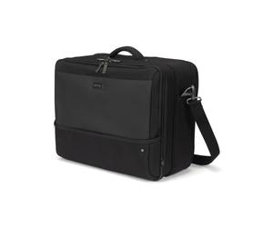 DICOTA D32164-RPET Malette Anthracite 17.3" Polyester Recy ompartiment PC 420x40x320mm, Sangle Épaule, 475x230x400mm, 1.8kg