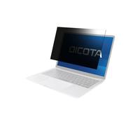 DICOTA D50057-2MG Filtre Confidentialité 23.8" (60.5cm) 16:9, Bords Magnétiques, Anti-Reflet, Résistant Rayures, Angle de Vue Limité ±30°, PET Noir