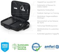DICOTA Eco Multi BASE 15-17.3 - eco-friendly laptop bag with protective padding,