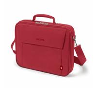 DICOTA Multi Base 15-17,3 - Sacoche légère pour Ordinateur Portable avec Rembourrage de Protection, Rouge