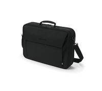 DICOTA Eco Multi Plus BASE 17.3" Malette Noire en PET recyclé (D30492-RPET) - 450x315x90mm, Compartiment 420x300x45mm, Sangle d'épaule